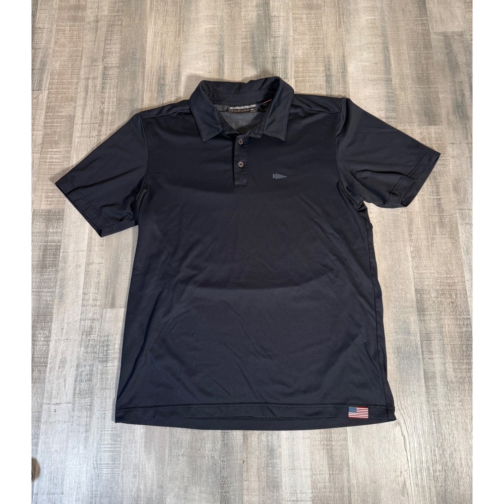 GORUCK American Training Polo Mens Large Black Short Sleeve Made in USA Tactical